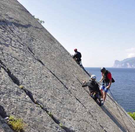 Foto vom Klettern in Corno di Bo am Gardasee