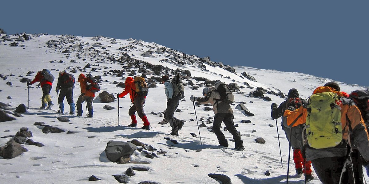 Ararat-Tour Weg zum Gipfel